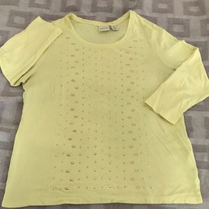 Zenergy by Chicos Long sleeve tee Size 2